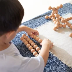 Guidecraft BendiBeads - Natural - 12 pc. set