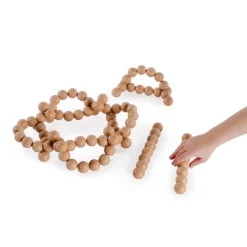 Guidecraft BendiBeads - Natural - 12 pc. set
