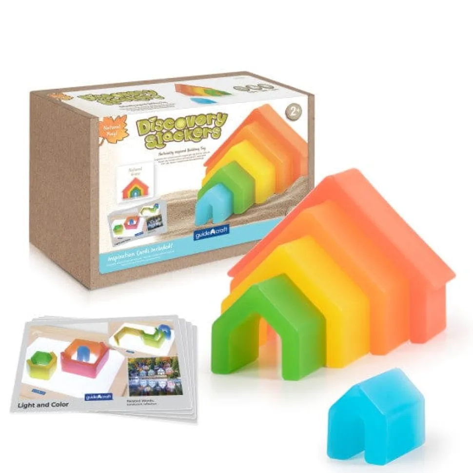 Guidecraft Discovery Stackers - Rainbow House