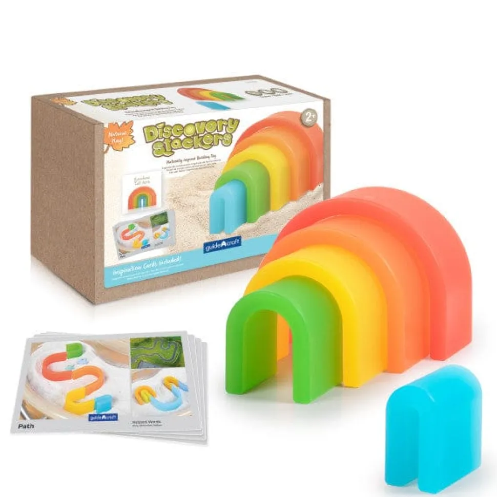 Guidecraft Discovery Stackers - Rainbow Tall Arch