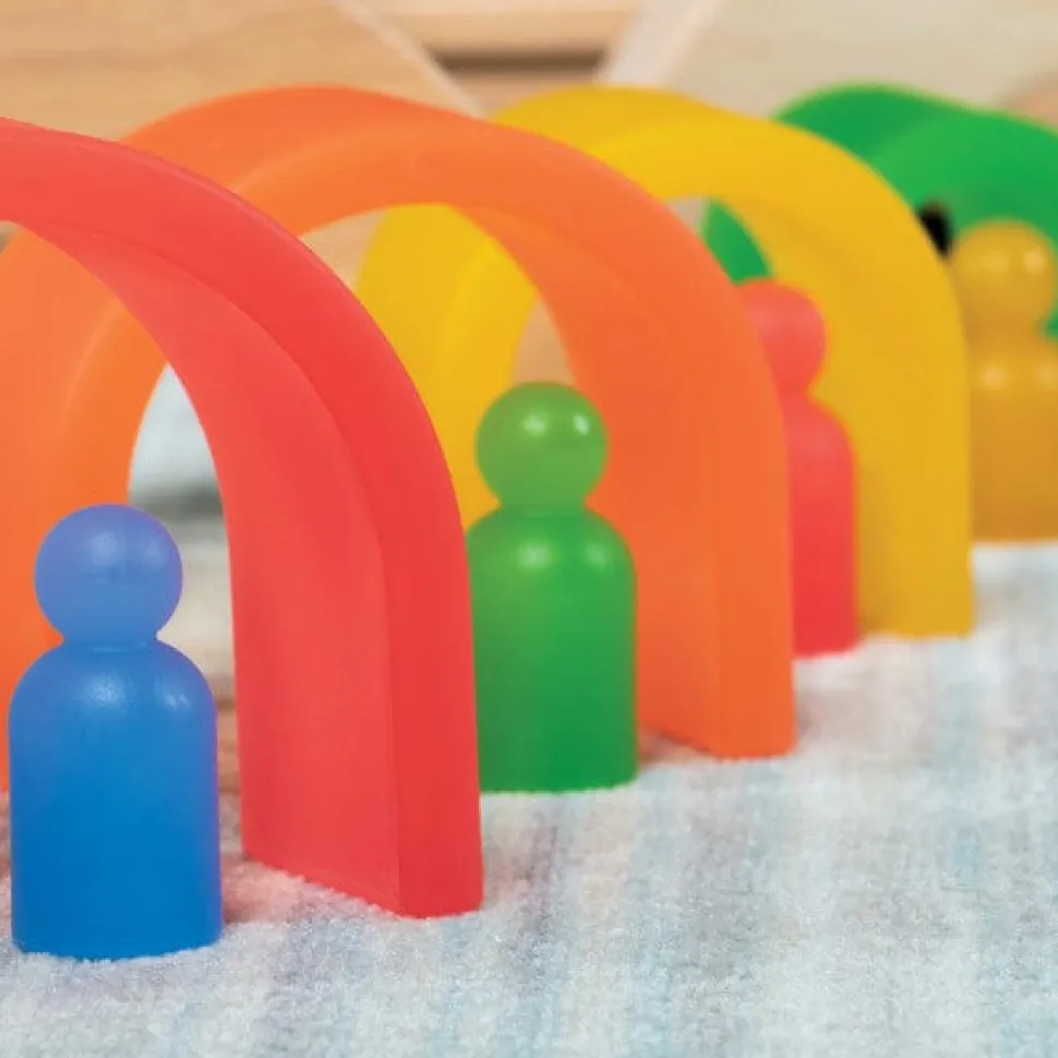 Guidecraft Discovery Stackers - Rainbow Tall Arch