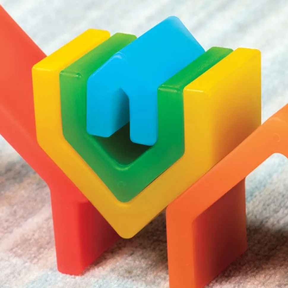 Guidecraft Discovery Stackers - Rainbow House