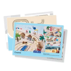Guidecraft Double-sided Roadway System - 42 pc. set