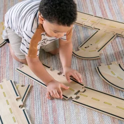 Guidecraft Double-sided Roadway System - 42 pc. set
