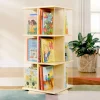 Guidecraft EdQ Rotating Book Display 3 Tier - Natural