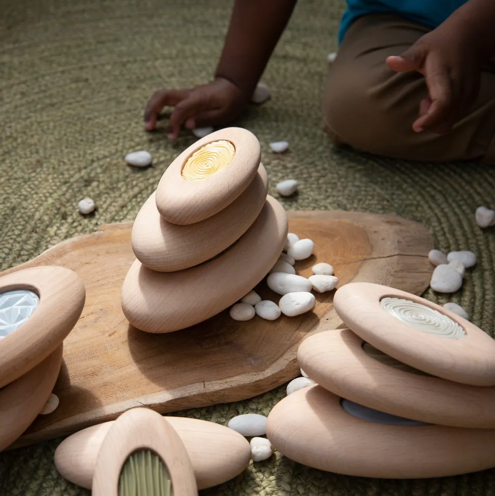 Guidecraft Jumbo Sensory River Stones
