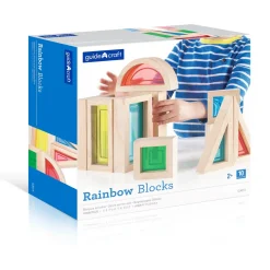 Guidecraft Rainbow Blocks 10 Pc Set