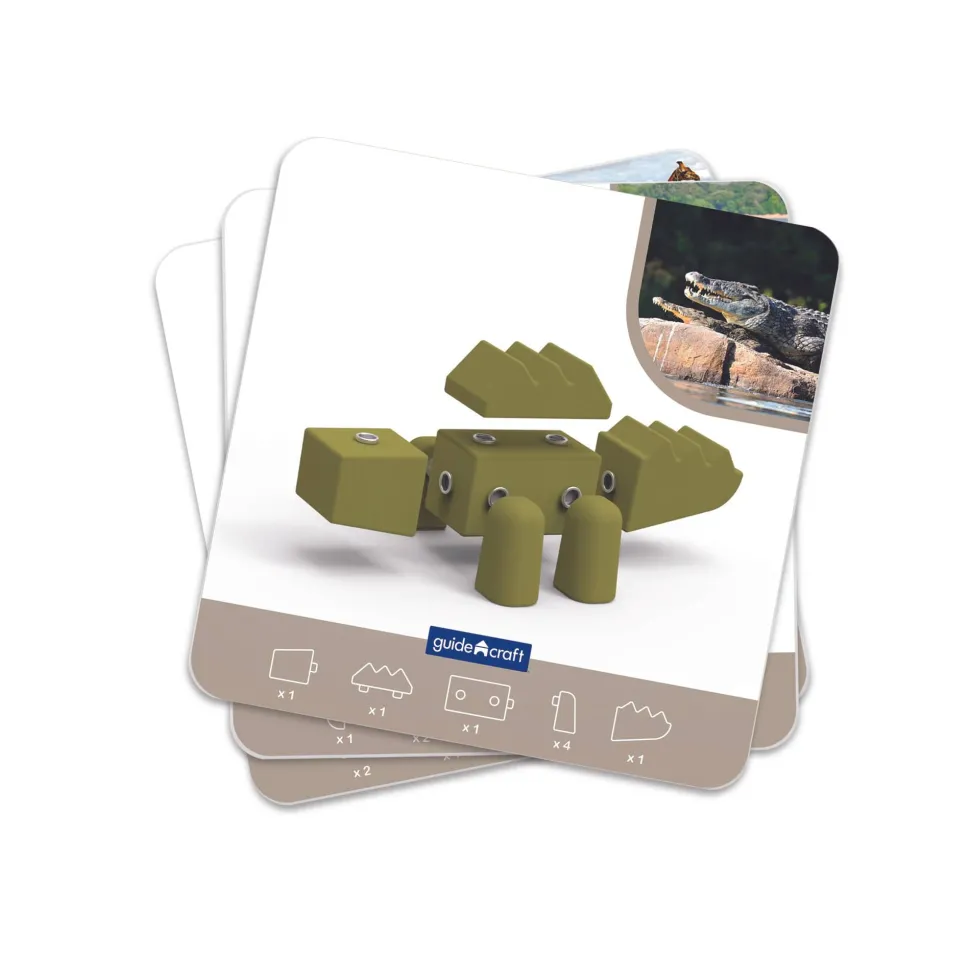 Guidecraft Snap Block Animals – 33 pc. set