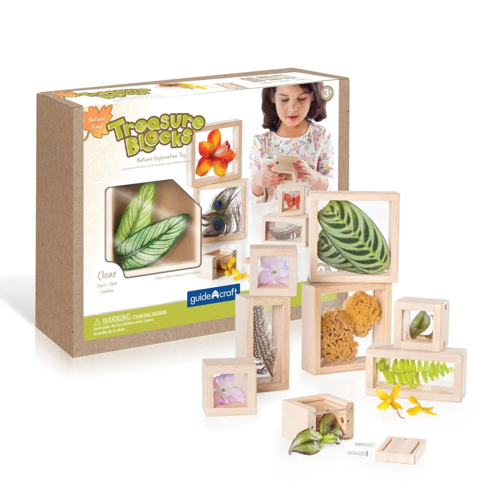 Guidecraft Treasure Blocks - Clear