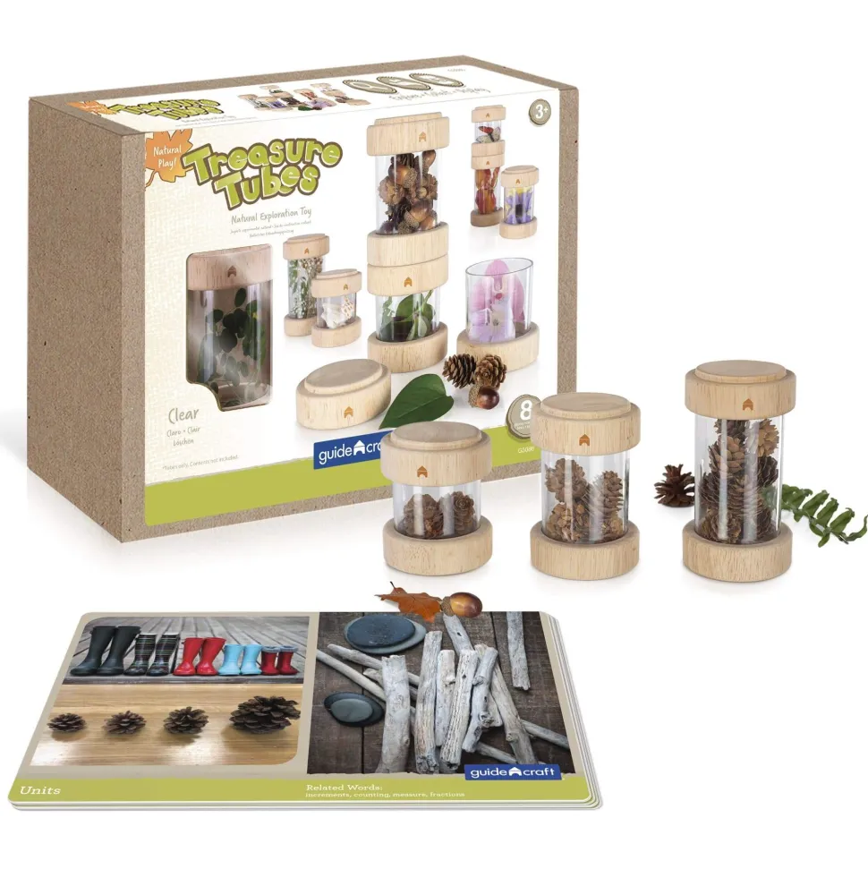 Guidecraft Treasure Tubes – Clear