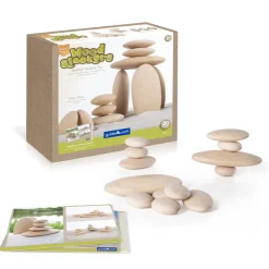 Guidecraft Wood Stackers River Stones