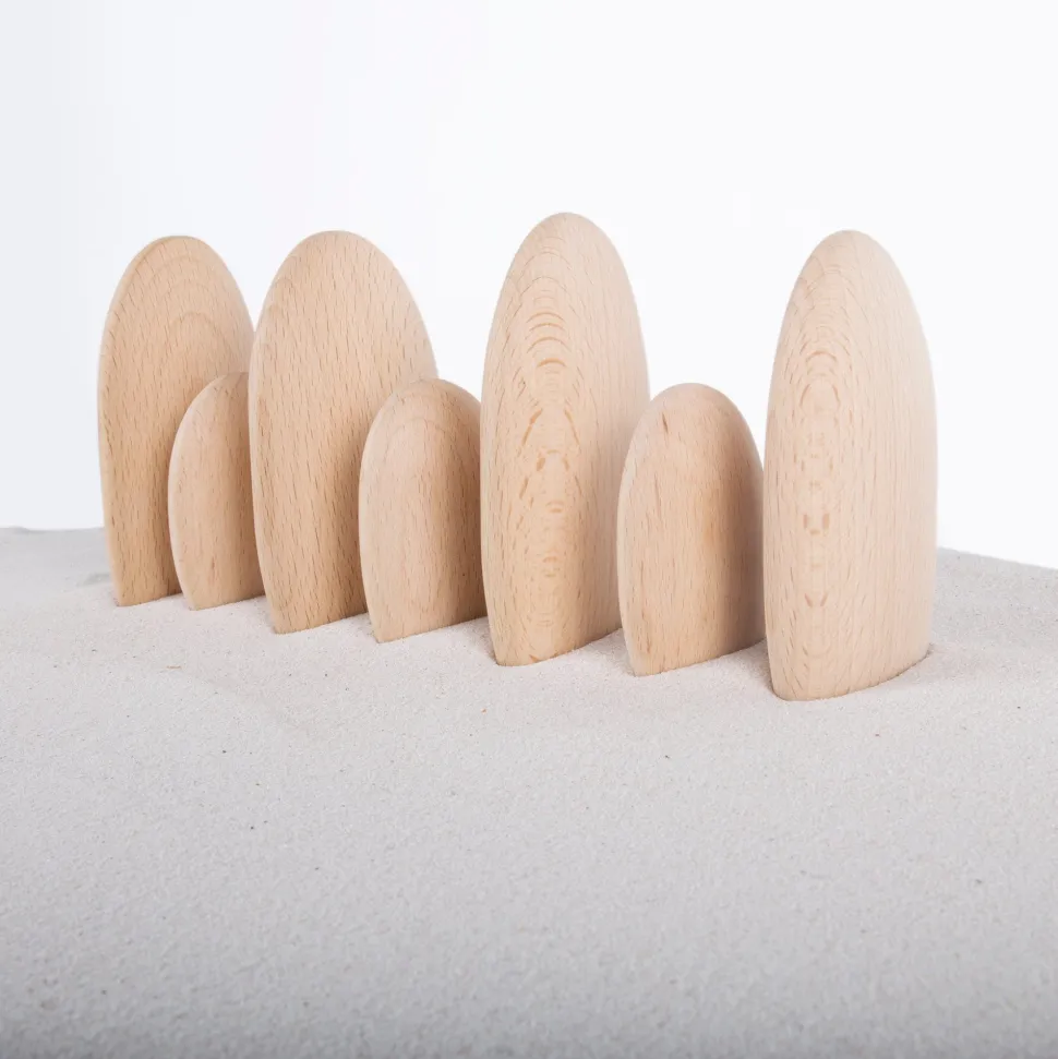 Guidecraft Wood Stackers River Stones