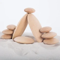 Guidecraft Wood Stackers River Stones