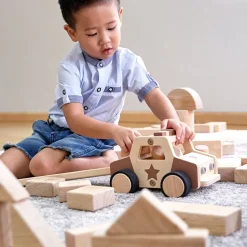 Guidecraft Wooden Police Car