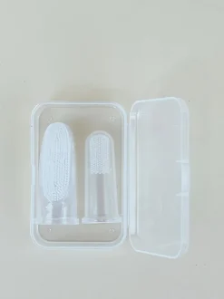 HAAKAA Silicone Finger Toothbrush set 2pcs (S&L)