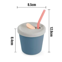 HAAKAA Silicone Sippy Straw Cup (150ml)