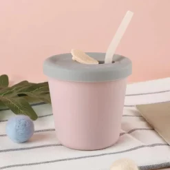 HAAKAA Silicone Sippy Straw Cup (150ml)