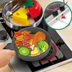 Hape Deluxe Kitchen with Fun Fan Stove