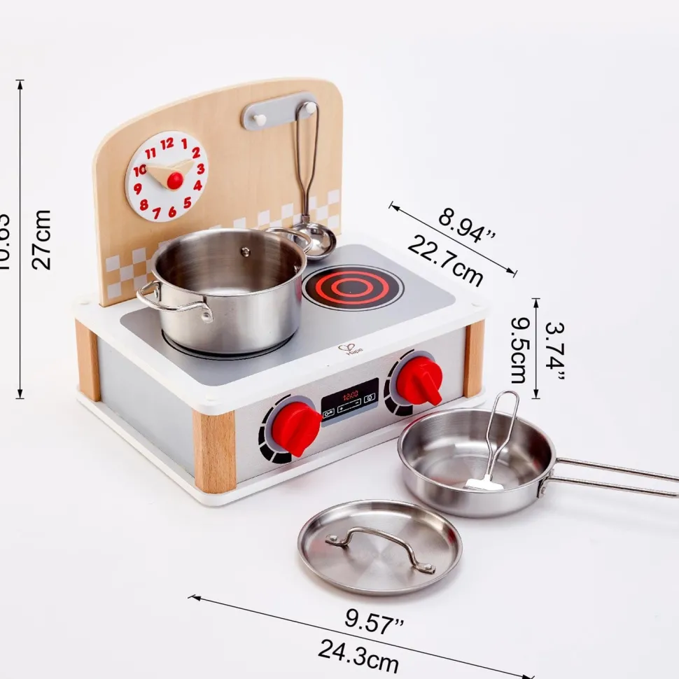 Hape 2-in-1 Kitchen & Grill Set