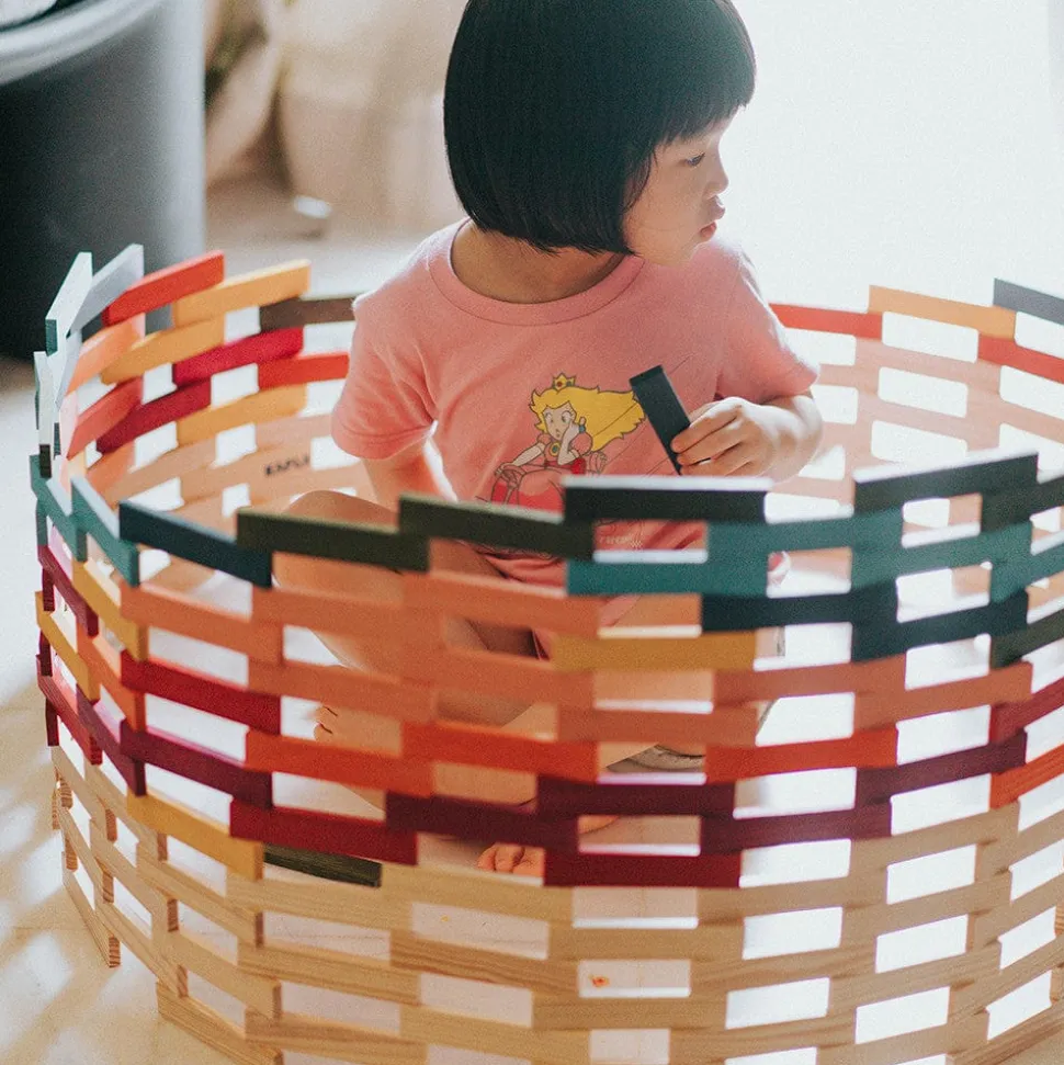 KAPLA Blocks Building Planks - 100 Octocolour Set