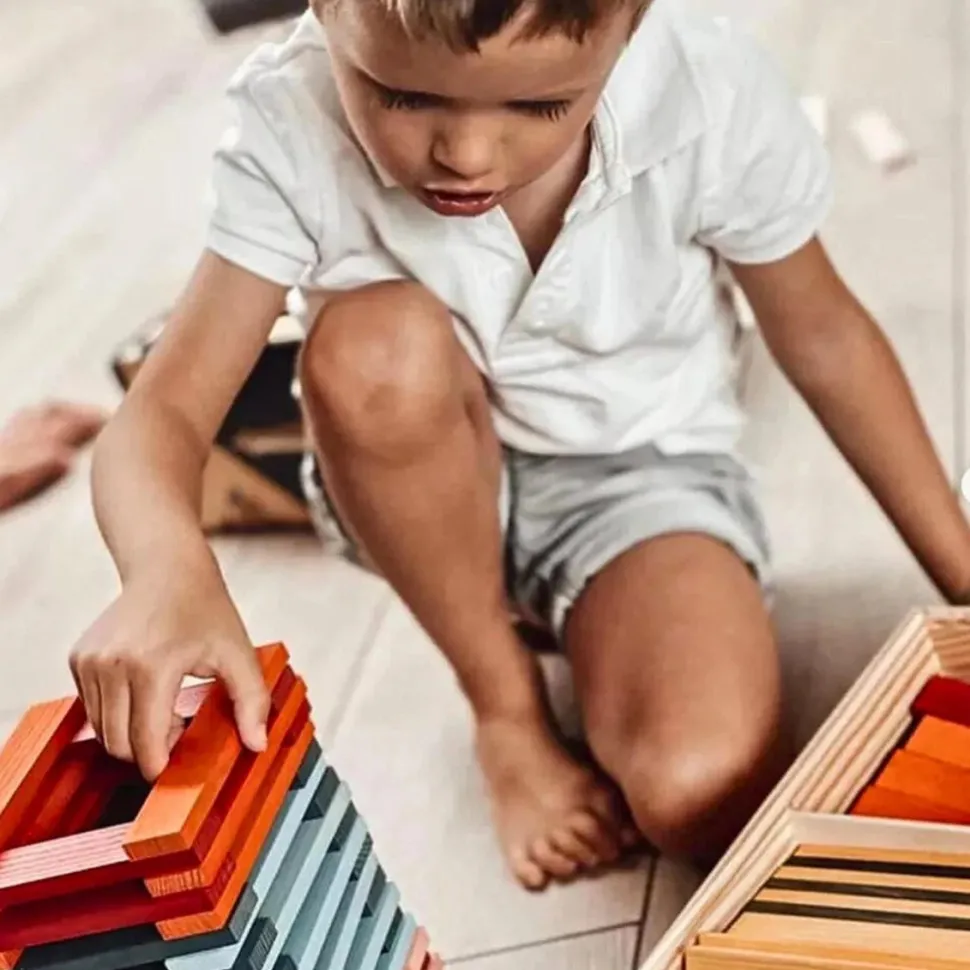 KAPLA Blocks Building Planks - 100 Octocolour Set