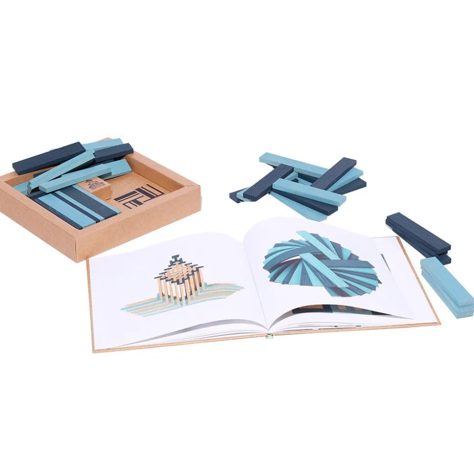 Kapla Book and Colours - Light Blue/Dark Blue