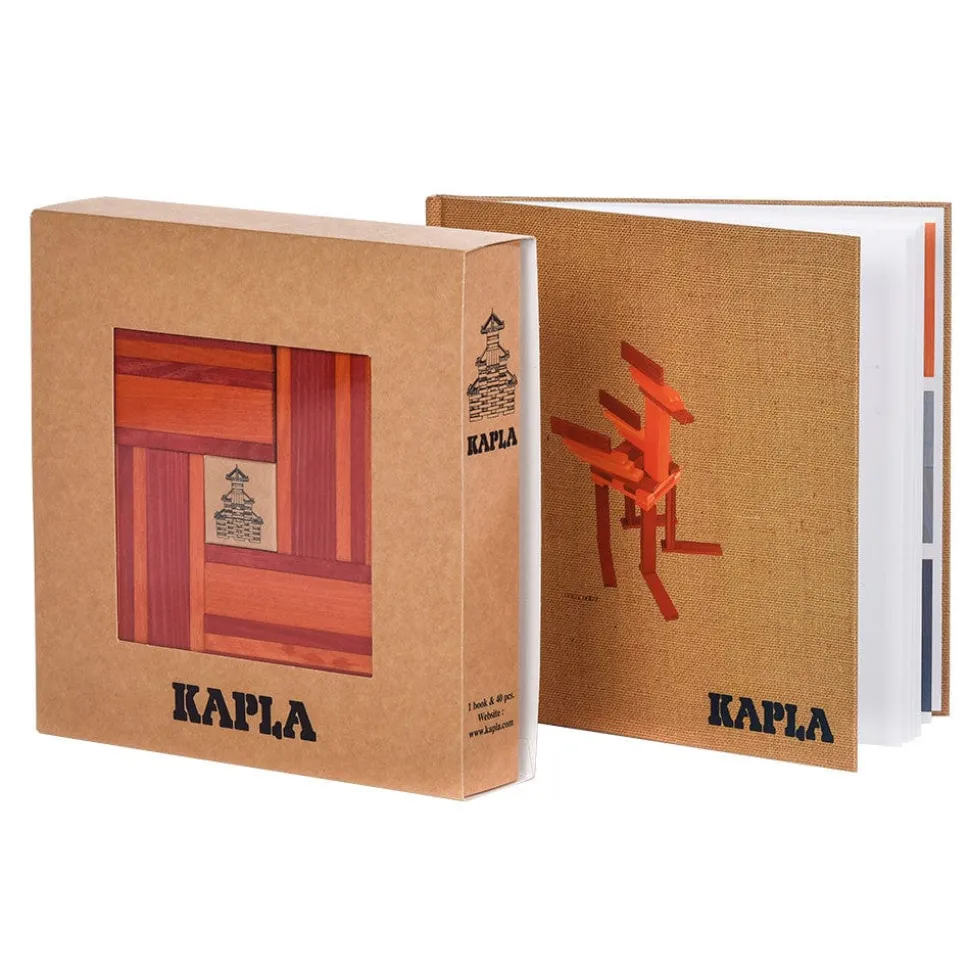 Kapla Books and Colours - Red/Orange