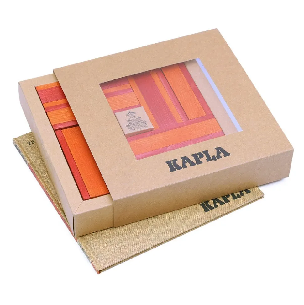 Kapla Books and Colours - Red/Orange
