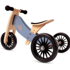 Kinderfeets 2-In-1 Tiny Tot Plus Tricycle/ Balance Bike - Slate Blue