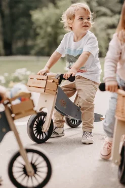 Kinderfeets 2-In-1 Tiny Tot Plus Tricycle/ Balance Bike - Slate Blue