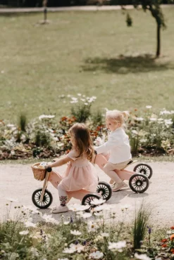 Kinderfeets 2-IN-1 Tiny Tot Plus Tricycle & Balance Bike-Rose