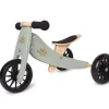 Kinderfeets Wooden 2-In-1 Tiny Tot Trike/Tricycle/Balance Bike (Sage)