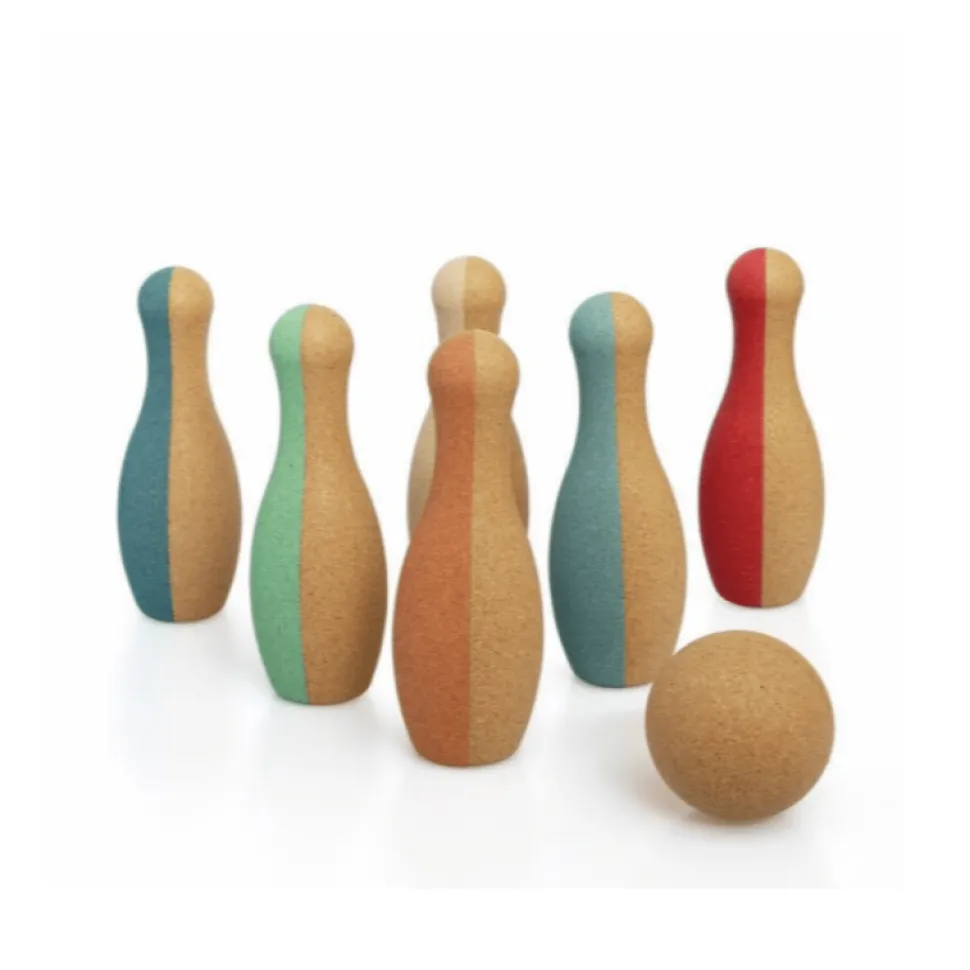 Korko Little Skittles -Bowling Set -6 pins and Ball