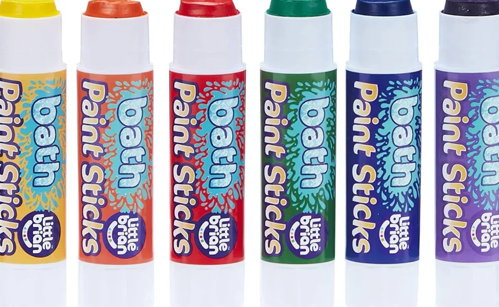 Little Brian Bath Paint Sticks 6 pk
