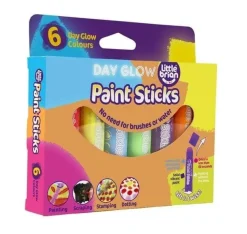 Little Brian Paint Sticks - Day Glow 6 pk