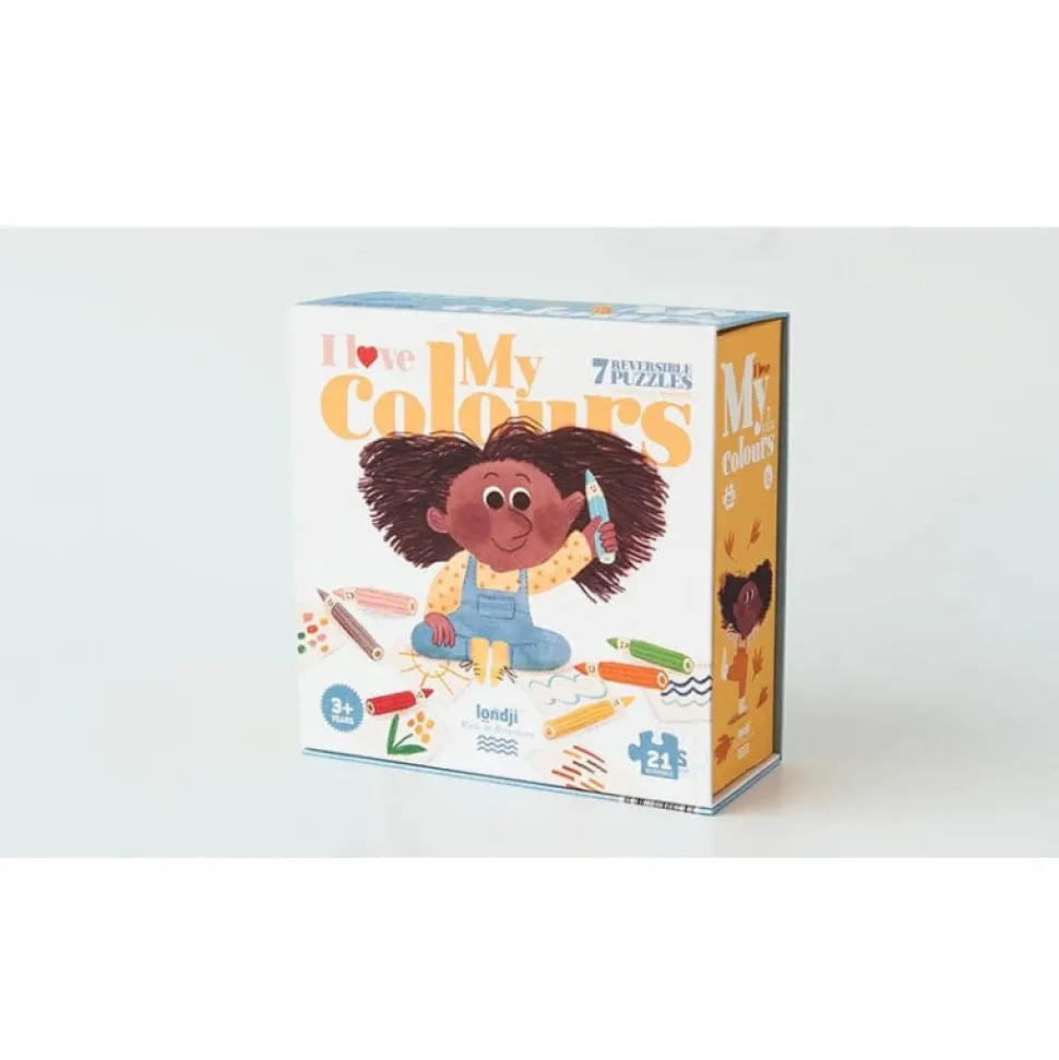 Londji Reversible Puzzles - I Love My Colours