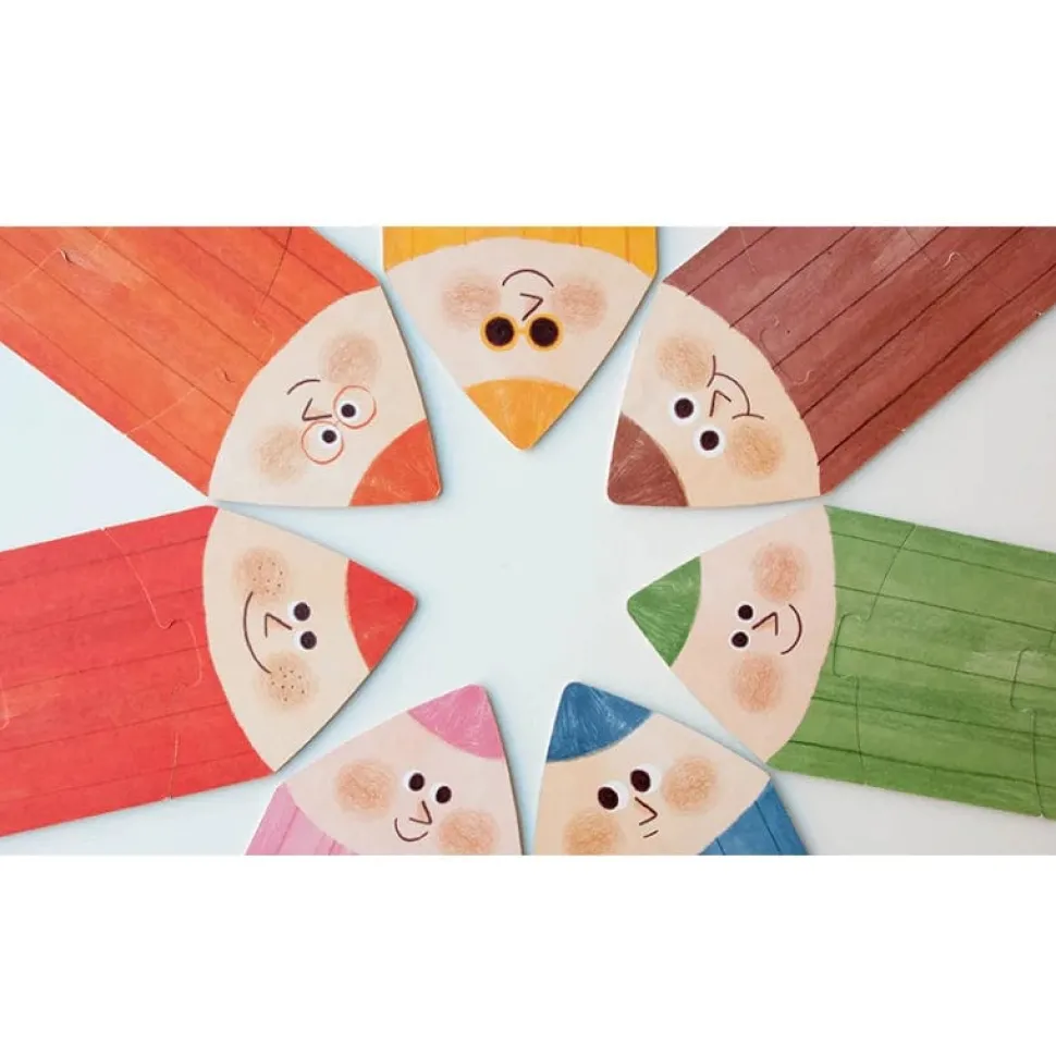Londji Reversible Puzzles - I Love My Colours