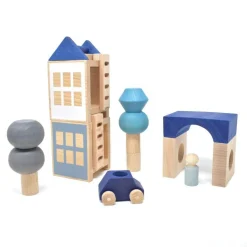 Lubulona Car Blue With Grey Figure