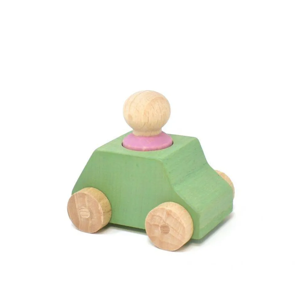 Lubulona Car Mint With Pink Figure