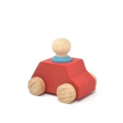 Lubulona Car Red With Turquoise Figure