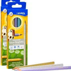 Lyra Colour Giants Lacquered 6 Metallic Pencils