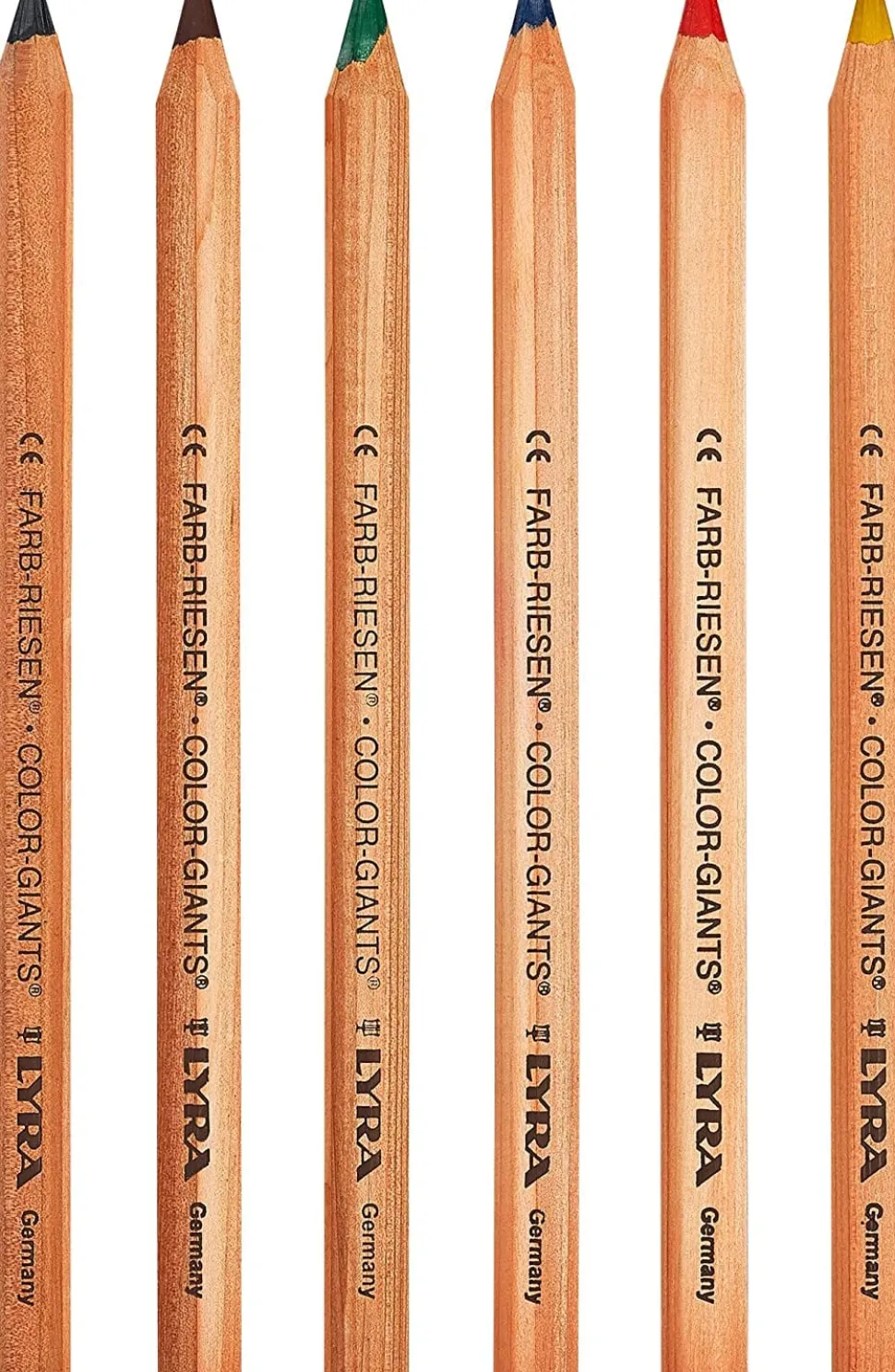 Lyra Colour Giants Unlacquered 6 Assorted Colours
