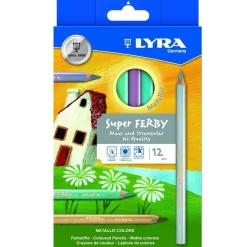 Lyra Super Ferby Lacquered 12 Metallic Pencils
