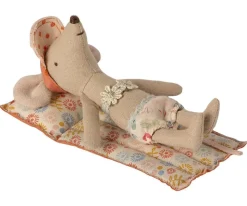 Maileg Air Mattress Mouse Flower