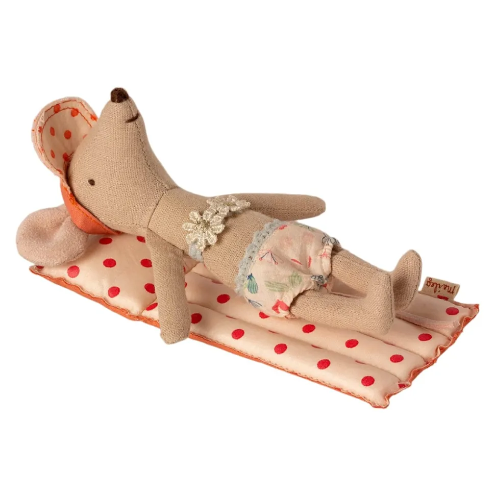 Maileg Air Mattress Mouse Multi Dot