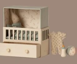 Maileg Baby Room With Micro Rabbit
