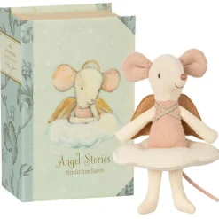 Maileg Big Sister Angel Mouse in Book