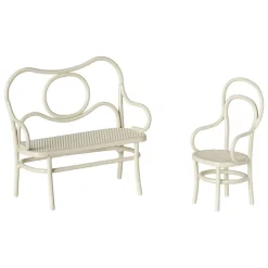 Maileg Cafe Set Mouse Small off-white