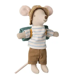 Maileg Hiker Mouse Big Brother Stripes