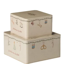 Maileg Metal Box Ambiance De Noel 2pcs Set New